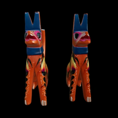 Huyuan3D: Model Retopology and UV Unwrapping - Before