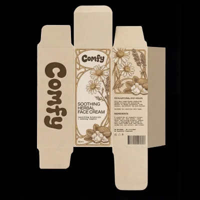 Generate Brand Packaging from Dieline - 1