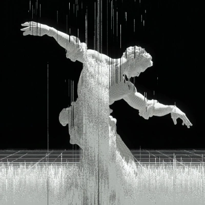 Pixel Sort Glitch Effect Image Transformation - After